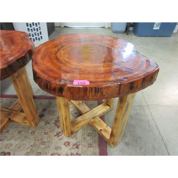 Hand Crafted Solid Wood End Table