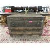 Image 1 : Vintage Wood Trunk and Contents