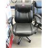 Image 1 : Black Bonded Leather Office Chair