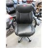 Image 1 : Black Bonded Leather Office Chair