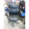 Image 1 : Black Bonded Leather Office Chair