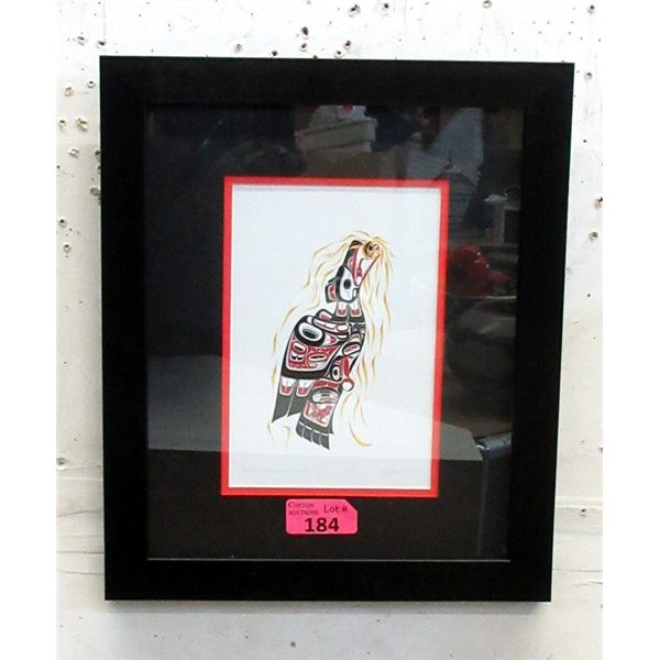 Richard Shorty Framed Print - Raven &S un
