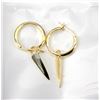 Image 1 : 12 New Pairs of 14KT Gold Plated Earrings