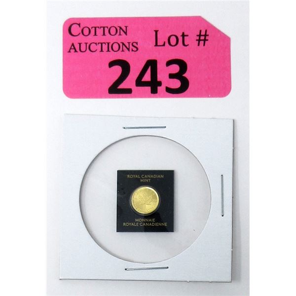 1 Gram .9999 Gold Canada 2021 Maple Leaf Coin