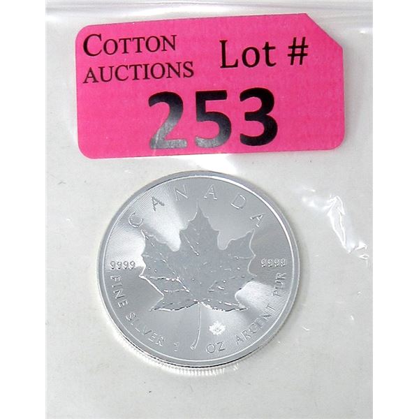 1 Oz. 2021 Canada .9999 Silver Maple Leaf Coin