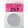 Image 1 : 1 Oz. 2005 Canada .9999 Silver Maple Leaf Coin