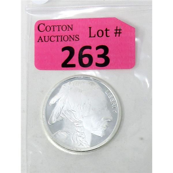 1 Oz. Buffalo/ First Nations .999 Silver Round