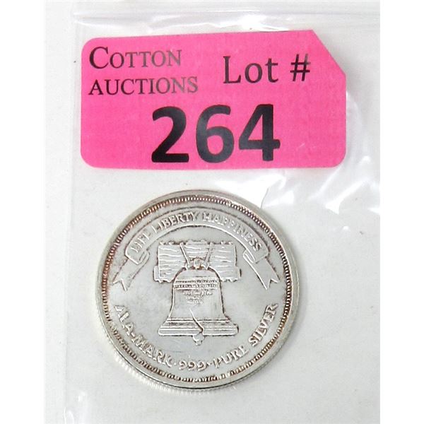 1 Oz. Liberty Silver .999 Silver Round