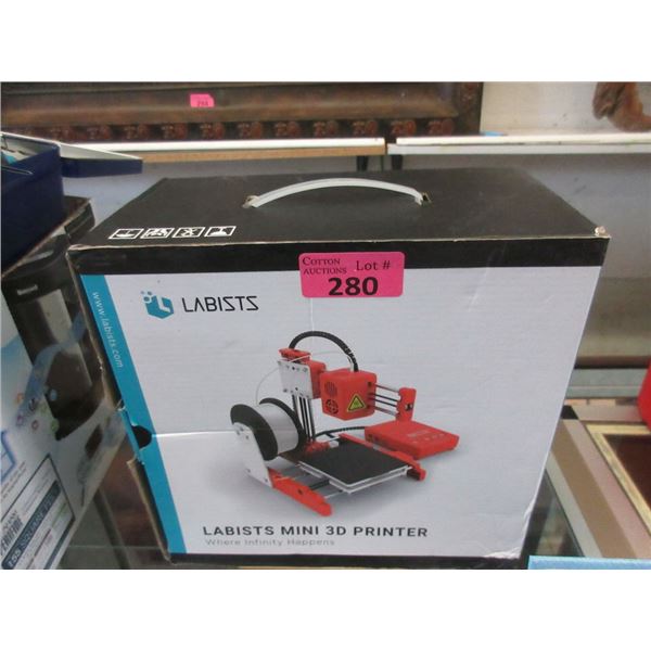 Labists Mini 3D Printer - Open Box