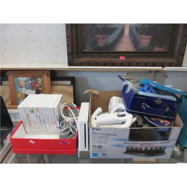 14 Pc. Lot with Wii Console, Games & Accessories