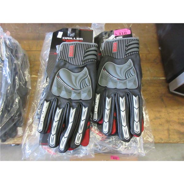 6 Pairs of XL Bob Dale Driller Gloves