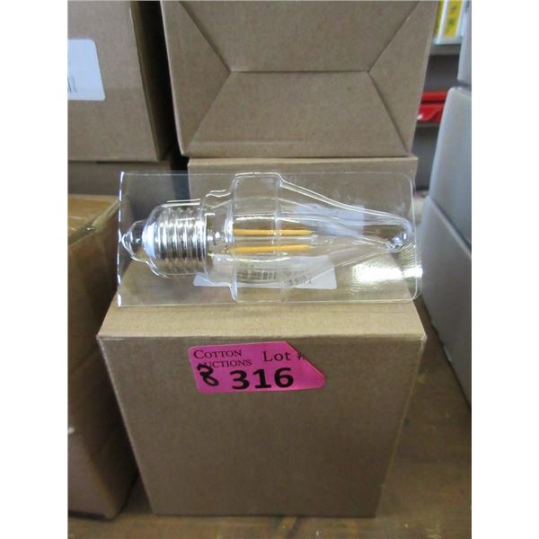 8 Boxes of 6 LED Candelabra Bulbs