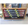 Image 1 : Wood Framed Illuminated Keyboard Display