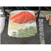 Image 2 : 4 Folding Chairs with Fabric Covered Seats