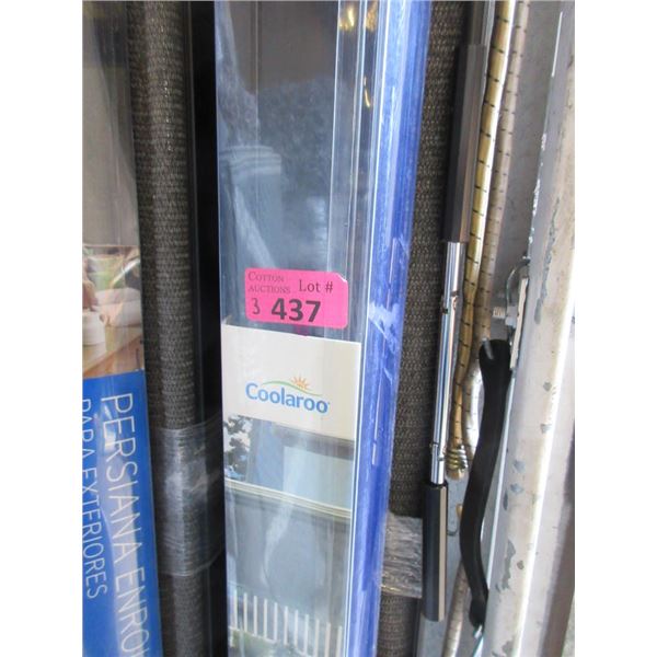 3 Coolaroo 8' x 8' Outdoor Roller Shades