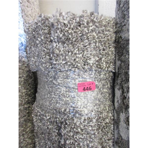 5' x 7' Grey Speckled Shag Area Carpet