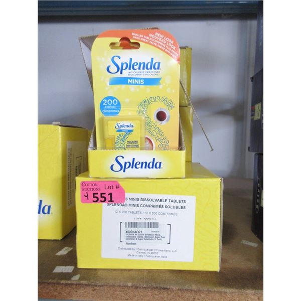 4 Boxes of Splenda Minis Dissolvable Tabs