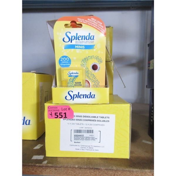 4 Boxes of Splenda Minis Dissolvable Tabs