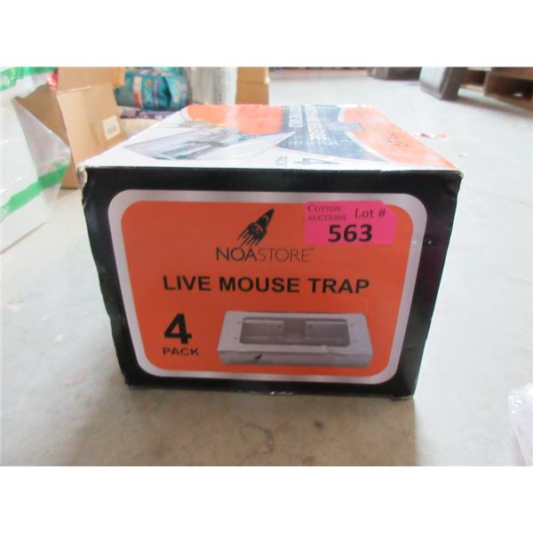 Box of 4  Live Mouse Traps