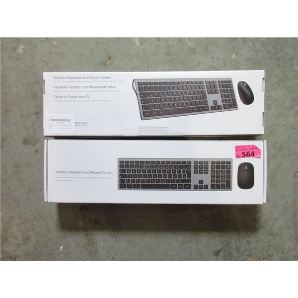 2 Wireless Keyboard  & Mouse Combos
