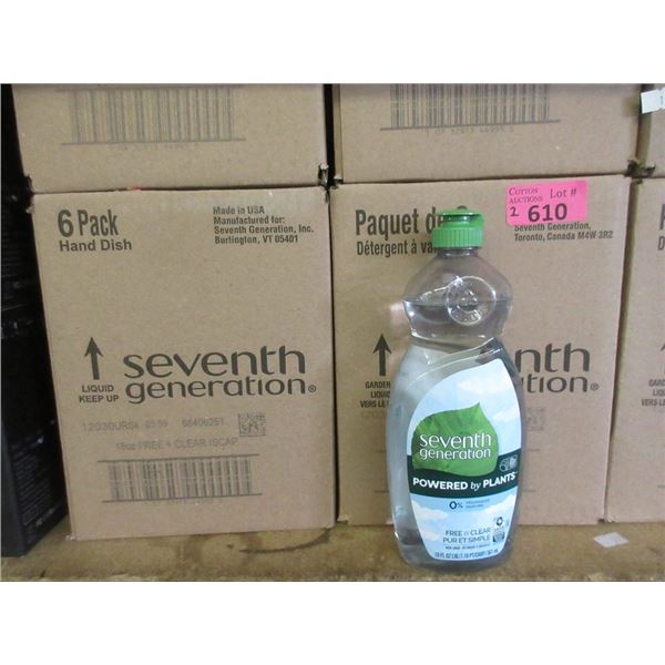 2 Cases of 6 x 19 oz Seventh Generation Dish Soap