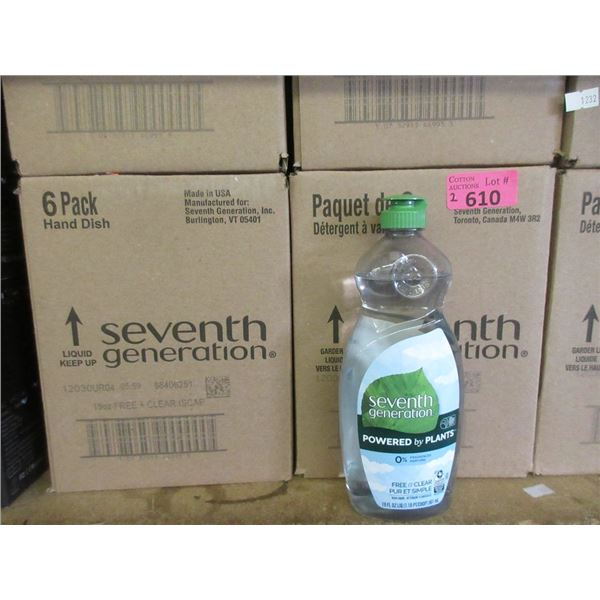 2 Cases of 6 x 19 oz Seventh Generation Dish Soap