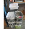 Image 1 : 8 Stacks of New Plastic Organizer Baskets