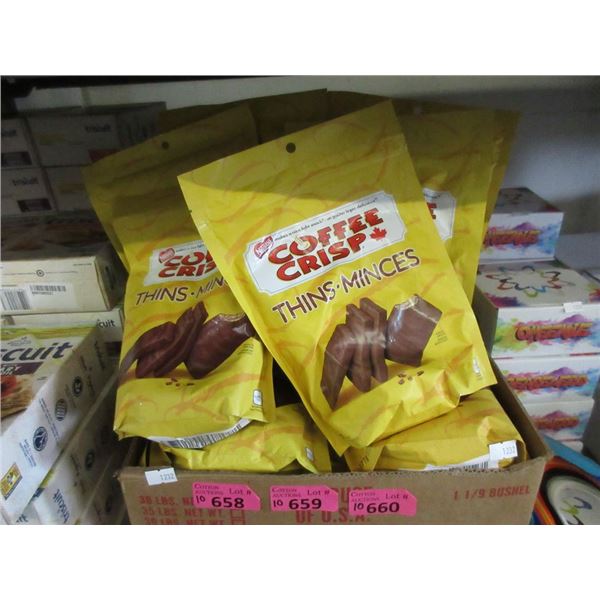 10 x 171g Bags of Coffee Crisp Thins