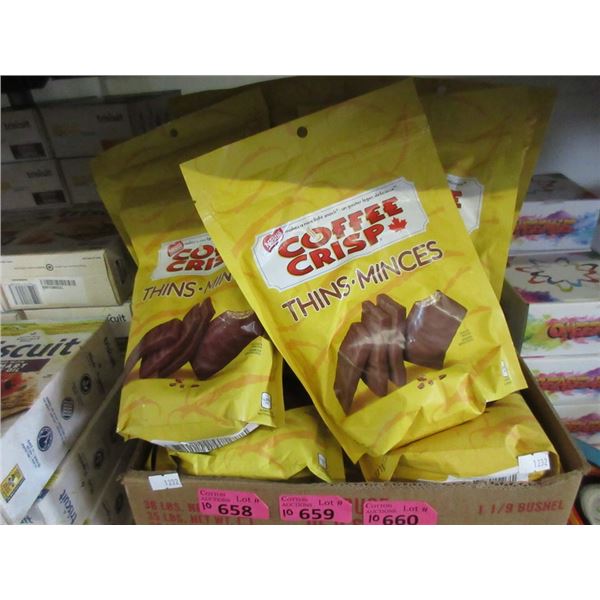 10 x 171g Bags of Coffee Crisp Thins
