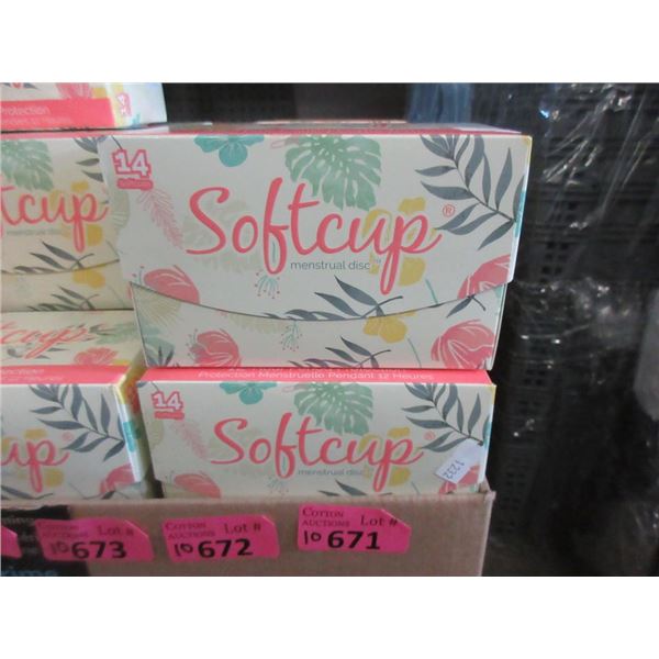 10 Boxes of 14 Softcup Menstrual Discs