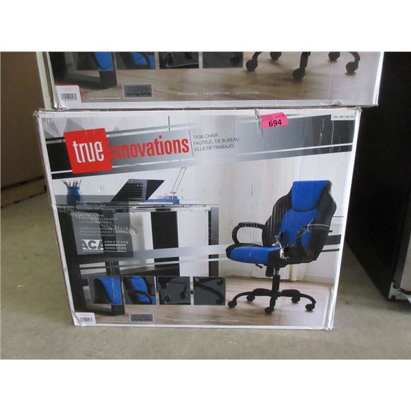 True Innovations Black & Blue Task Chair