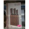 Image 1 : 7 Piece Knife Set - Knife Block with 6 Knives
