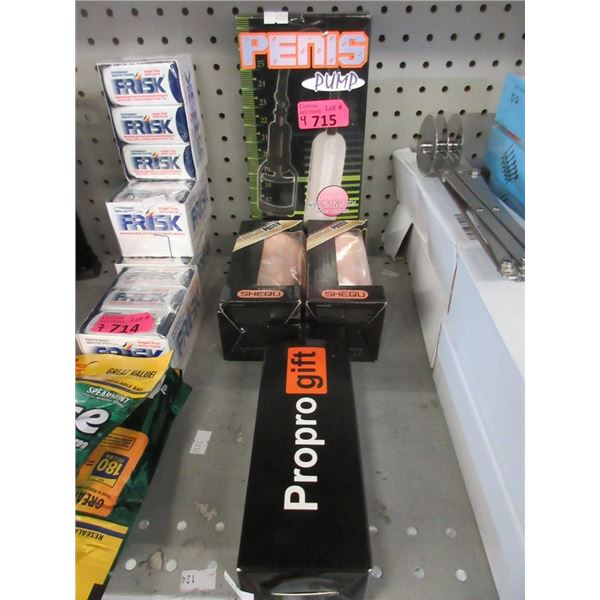 New Penis Pump and 3 New Dildos