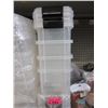 Image 1 : 6 Four Packs of Small Plastic Latching Boxes