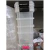 Image 1 : 6 Four Packs of Small Plastic Latching Boxes