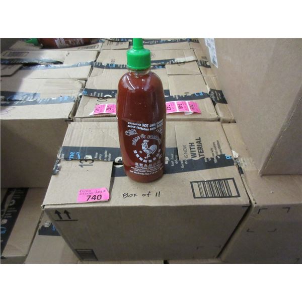 Box of 11 x 28 Oz. Sriracha Hot Chili Sauce