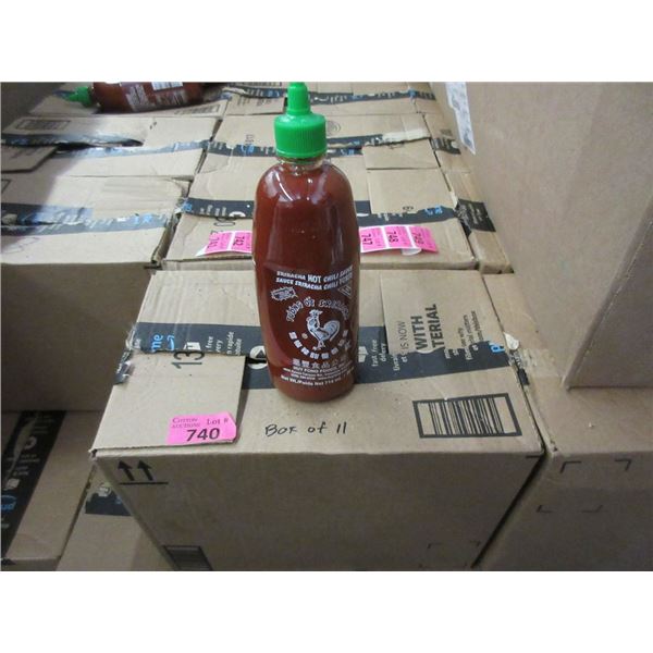 Box of 11 x 28 Oz. Sriracha Hot Chili Sauce