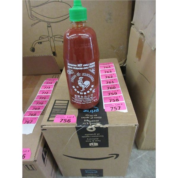 Box of 11 x 28 Oz. Sriracha Hot Chili Sauce
