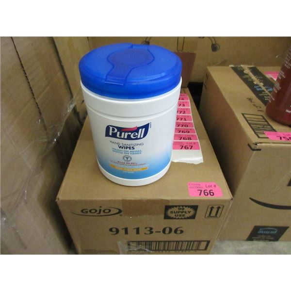 Case of 6 Tubs of Purell Hand Sanitizing Wipes
