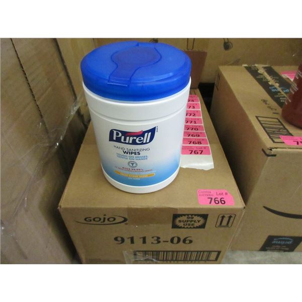 Case of 6 Tubs of Purell Hand Sanitizing Wipes