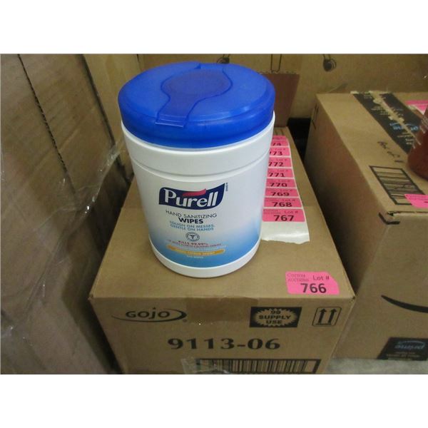 Case of 6 Tubs of Purell Hand Sanitizing Wipes