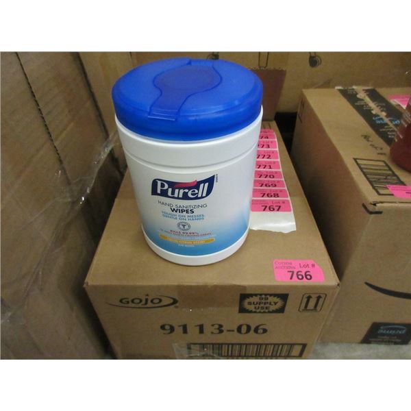 Case of 6 Tubs of Purell Hand Sanitizing Wipes
