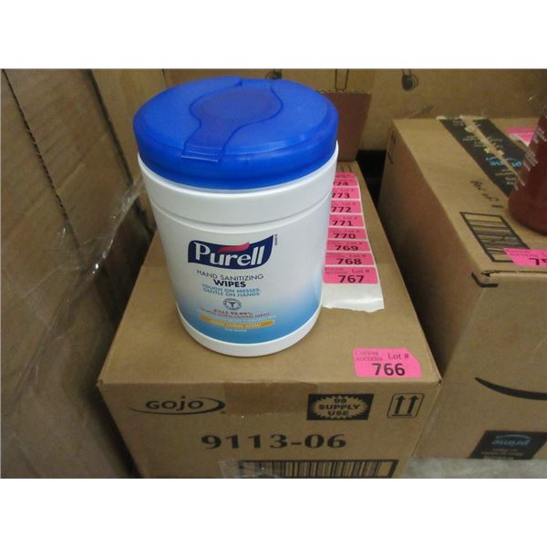 Case of 6 Tubs of Purell Hand Sanitizing Wipes