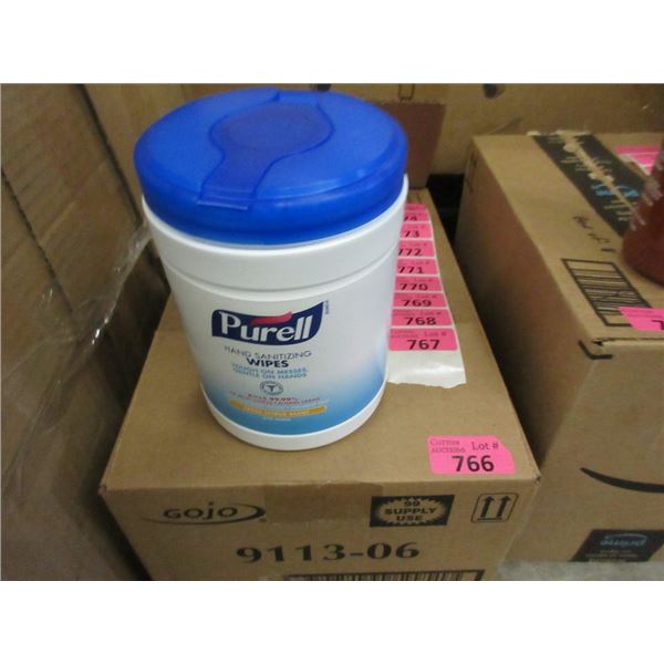 Case of 6 Tubs of Purell Hand Sanitizing Wipes