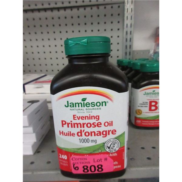 6 Bottles of Jamieson Evening Primrose Oil
