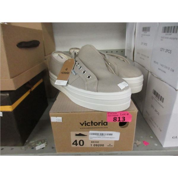 Pair of Ladies Platform Sneakers - Size 40