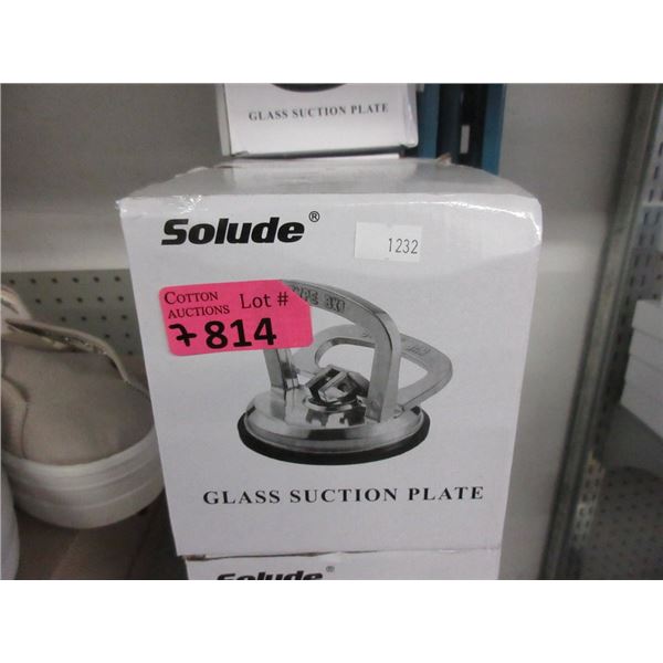7 Solude Glass Suction Plates