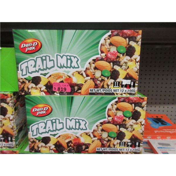 2 Cases of Dan-D Pak Trail Mix