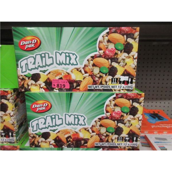 2 Cases of Dan-D Pak Trail Mix