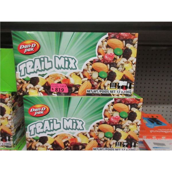 2 Cases of Dan-D Pak Trail Mix